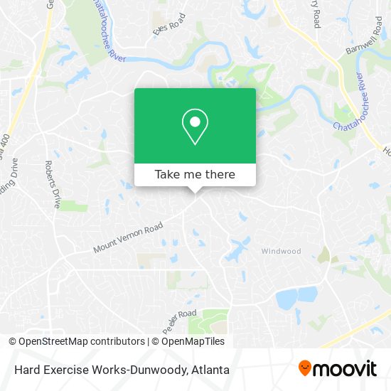 Hard Exercise Works-Dunwoody map