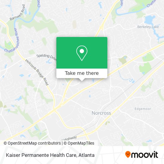 Kaiser Permanente Health Care map