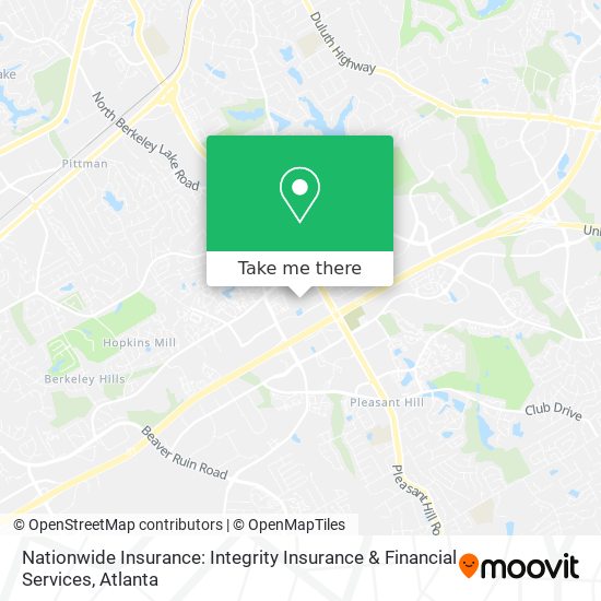 Nationwide Insurance: Integrity Insurance & Financial Services map