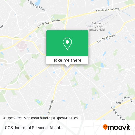 Mapa de CCS Janitorial Services