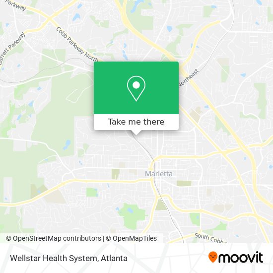 Wellstar Health System map