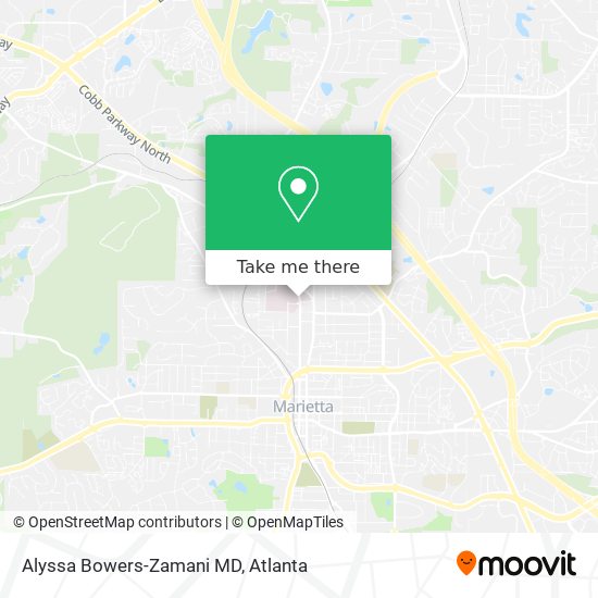 Mapa de Alyssa Bowers-Zamani MD