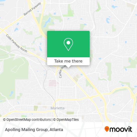 Apolling Mailing Group map