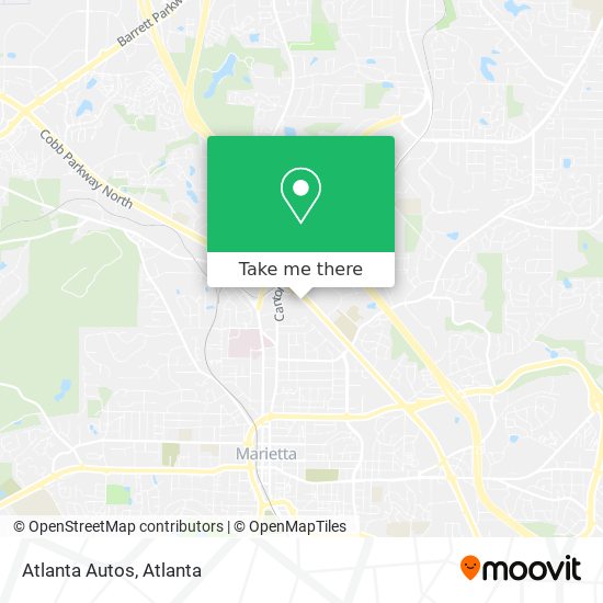 Mapa de Atlanta Autos
