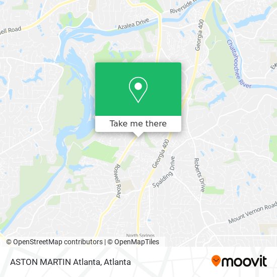 ASTON MARTIN Atlanta map
