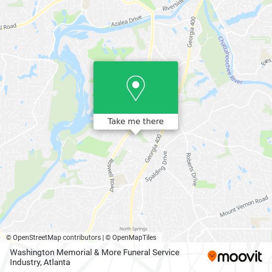 Mapa de Washington Memorial & More Funeral Service Industry