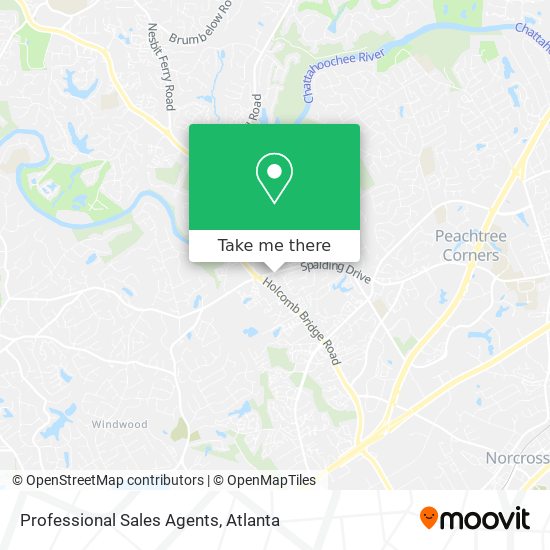 Professional Sales Agents map
