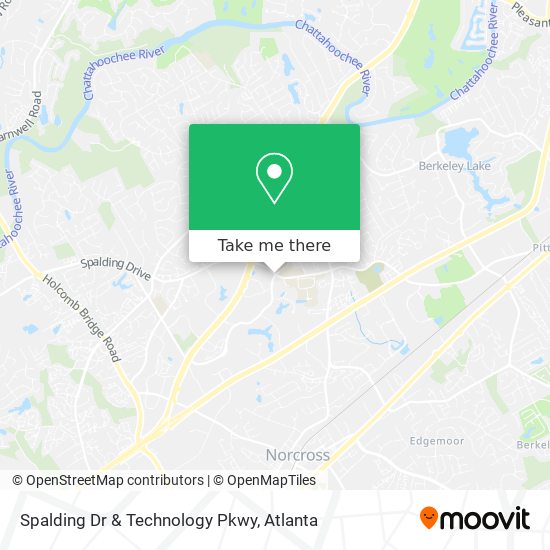 Spalding Dr & Technology Pkwy map