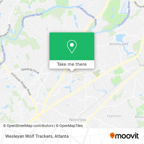 Mapa de Wesleyan Wolf Trackers