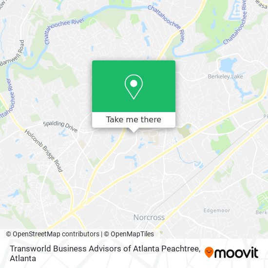 Mapa de Transworld Business Advisors of Atlanta Peachtree