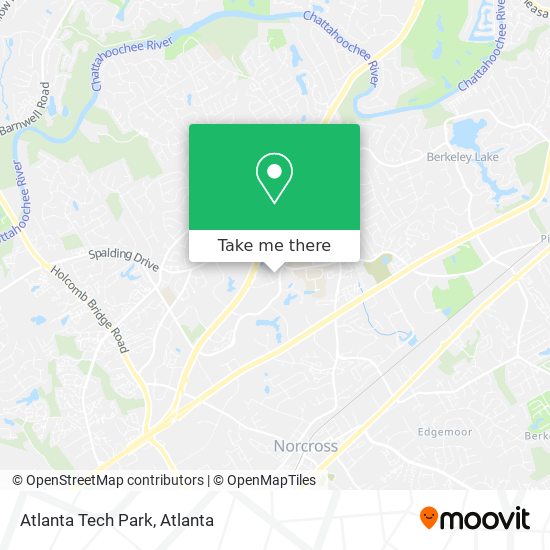 Mapa de Atlanta Tech Park