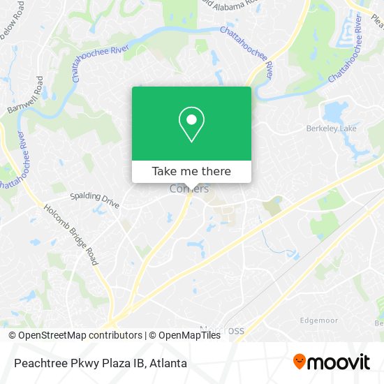 Peachtree Pkwy Plaza IB map