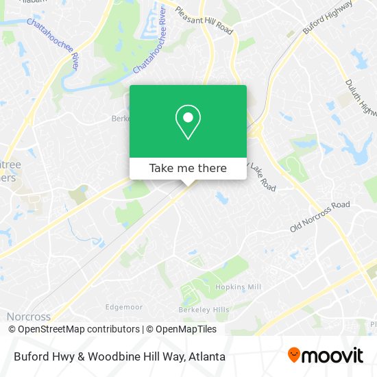 Buford Hwy & Woodbine Hill Way map