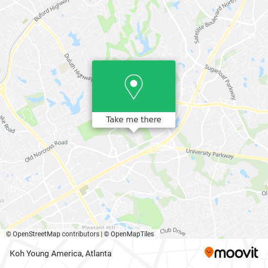 Mapa de Koh Young America