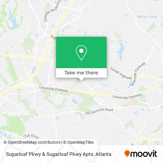 Sugarloaf Pkwy & Sugarloaf Pkwy Apts map