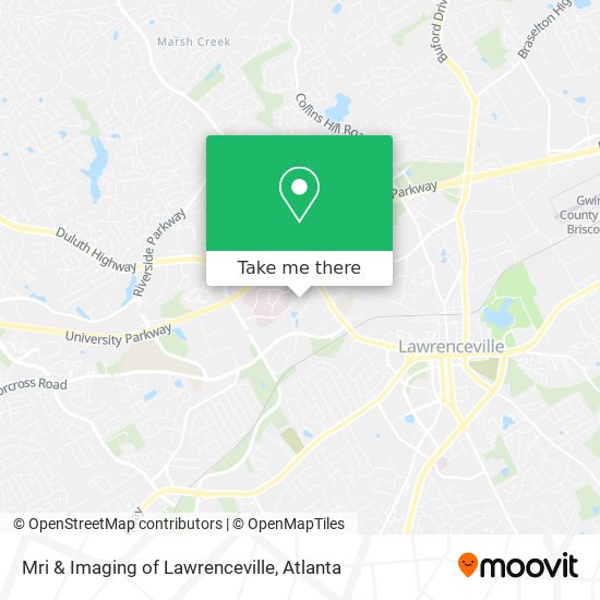 Mapa de Mri & Imaging of Lawrenceville