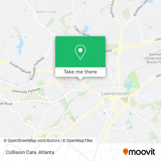 Collision Care map