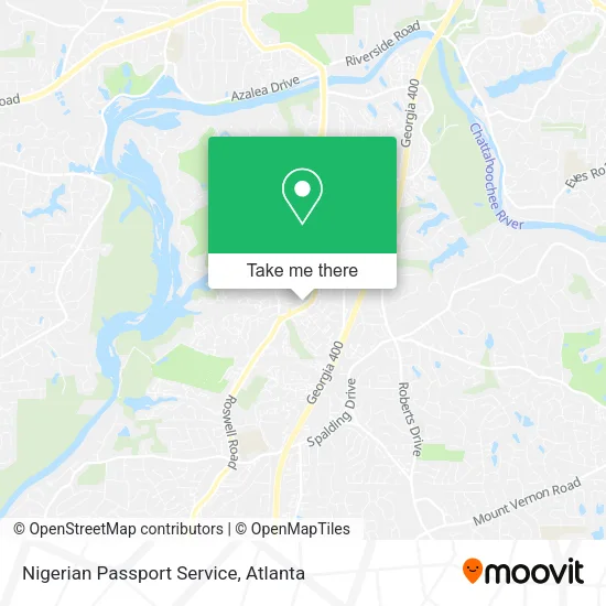 Mapa de Nigerian Passport Service