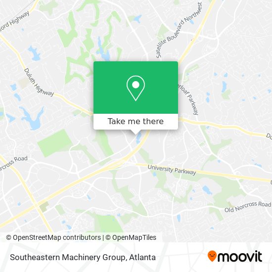 Mapa de Southeastern Machinery Group