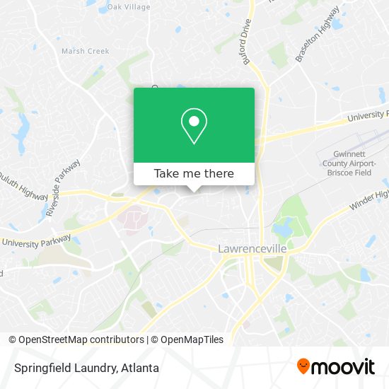 Springfield Laundry map