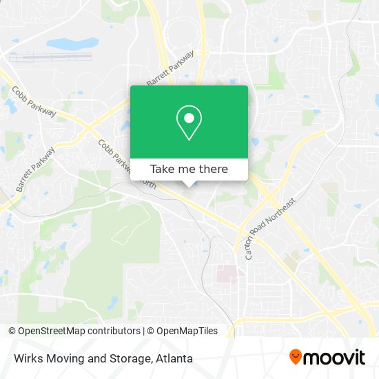 Mapa de Wirks Moving and Storage