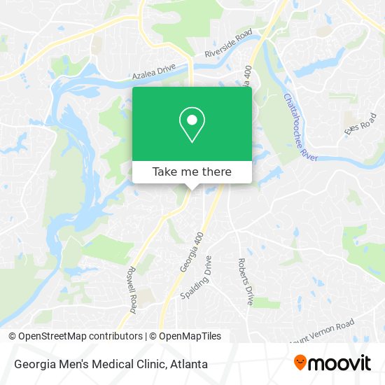 Georgia Men's Medical Clinic map