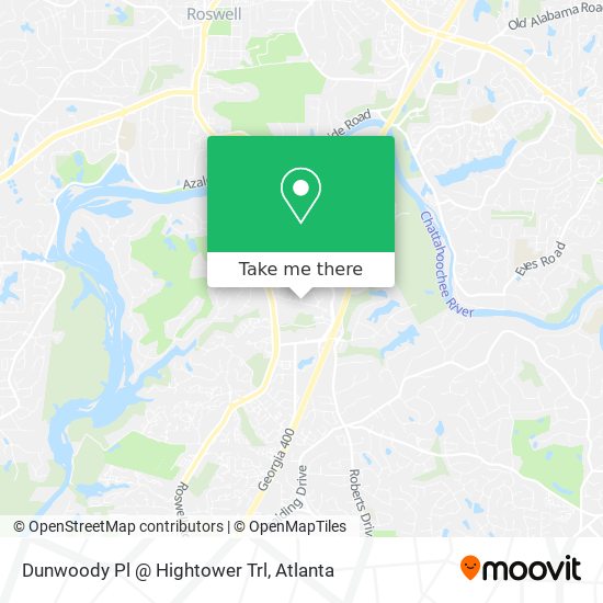 Dunwoody Pl @ Hightower Trl map