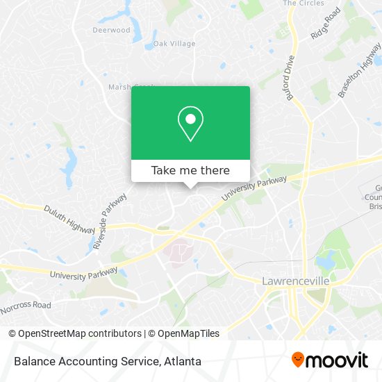 Mapa de Balance Accounting Service