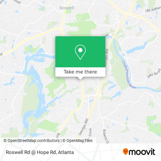 Mapa de Roswell Rd @ Hope Rd