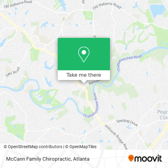 McCann Family Chiropractic map