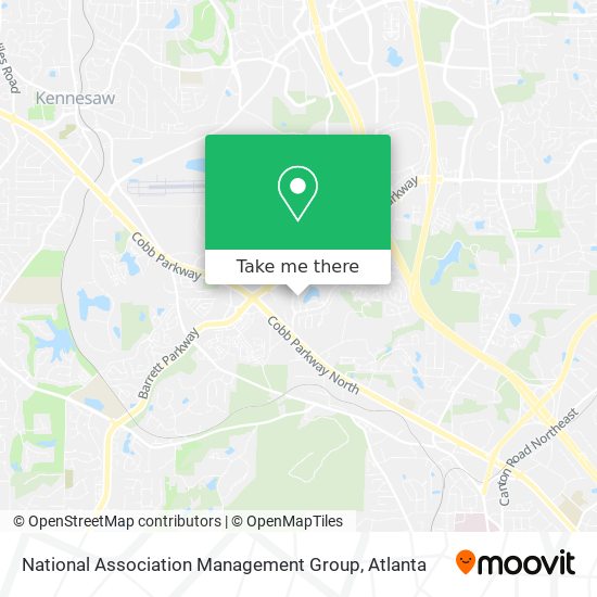 National Association Management Group map