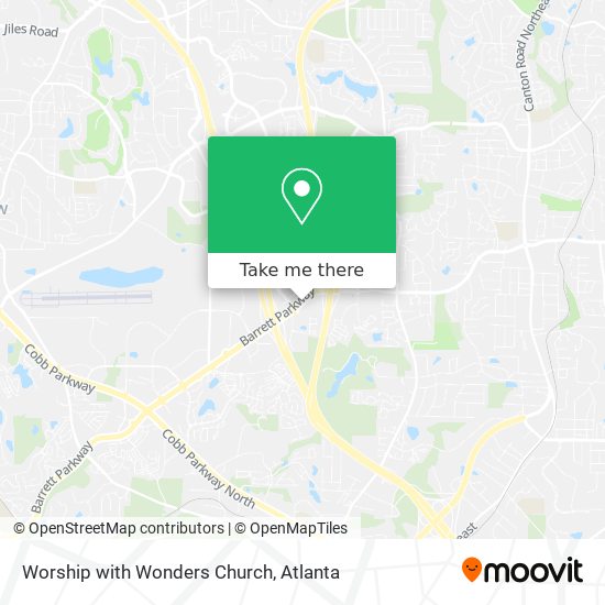 Mapa de Worship with Wonders Church