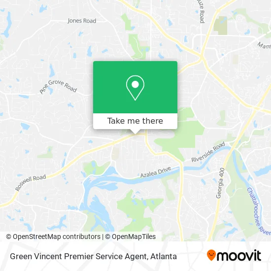 Mapa de Green Vincent Premier Service Agent