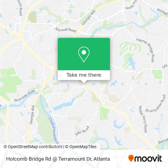 Mapa de Holcomb Bridge Rd @ Terramount Dr