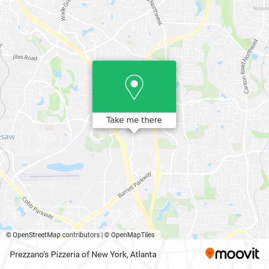 Mapa de Prezzano's Pizzeria of New York