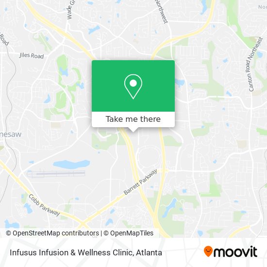 Infusus Infusion & Wellness Clinic map