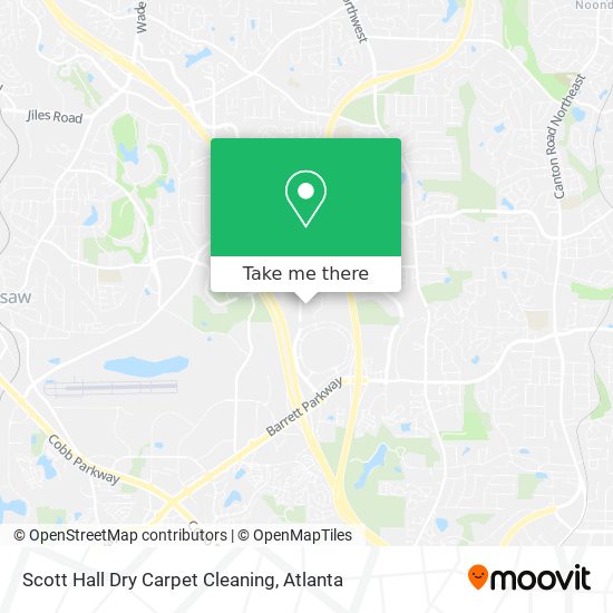 Mapa de Scott Hall Dry Carpet Cleaning