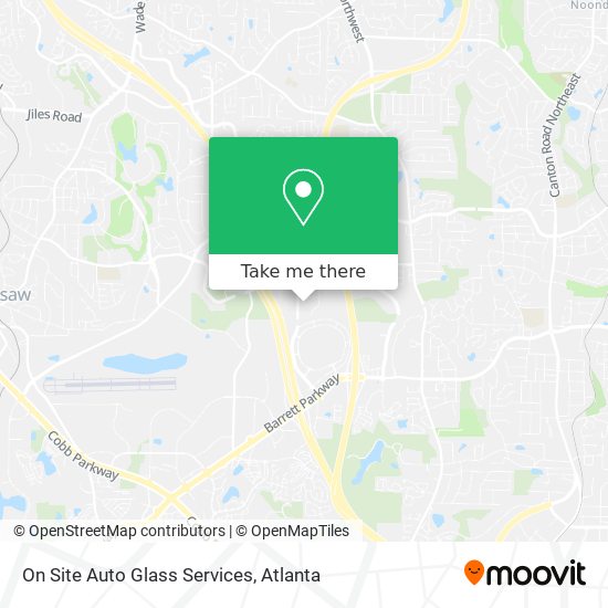 On Site Auto Glass Services map