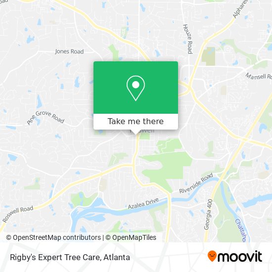 Rigby's Expert Tree Care map