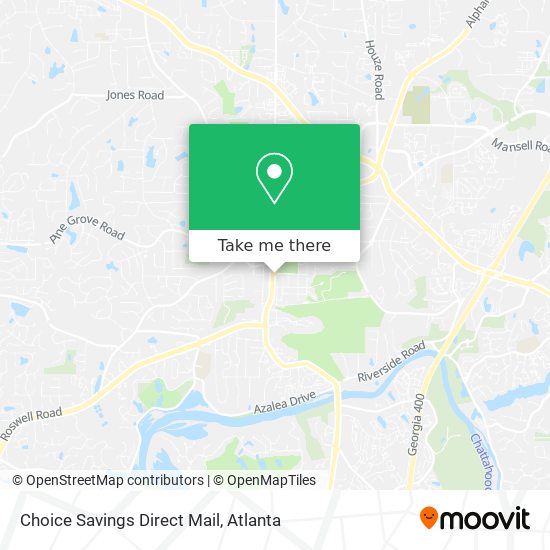 Choice Savings Direct Mail map