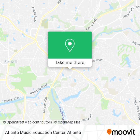 Atlanta Music Education Center map