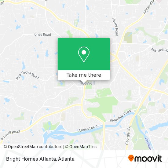 Bright Homes Atlanta map