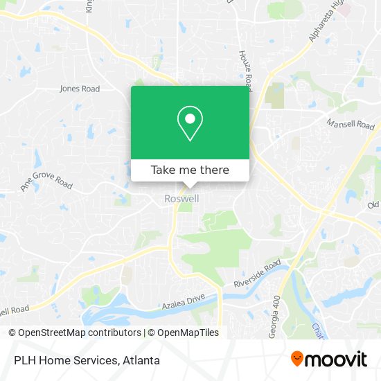 PLH Home Services map