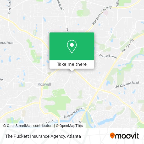 Mapa de The Puckett Insurance Agency