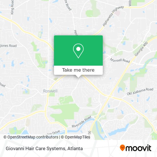 Giovanni Hair Care Systems map