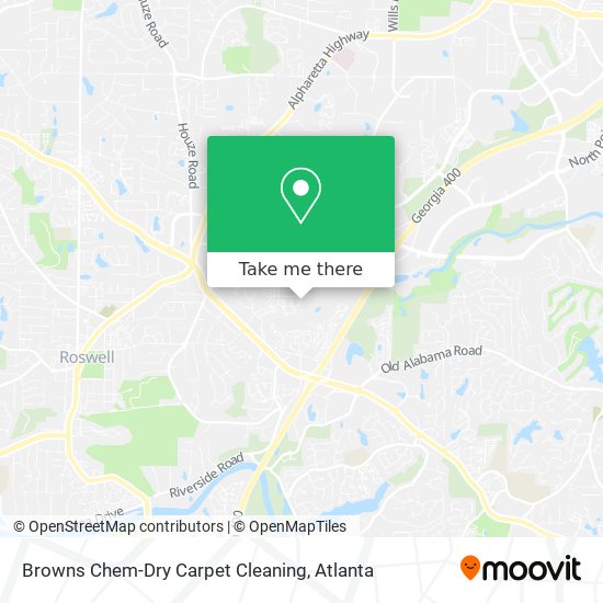 Mapa de Browns Chem-Dry Carpet Cleaning