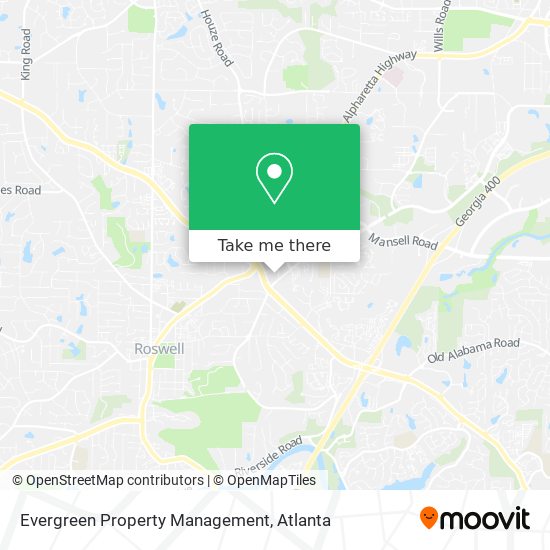 Evergreen Property Management map