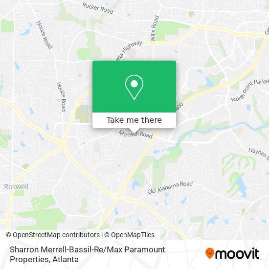 Mapa de Sharron Merrell-Bassil-Re / Max Paramount Properties