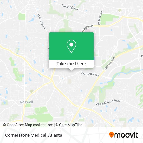 Mapa de Cornerstone Medical