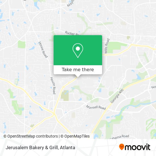 Jerusalem Bakery & Grill map